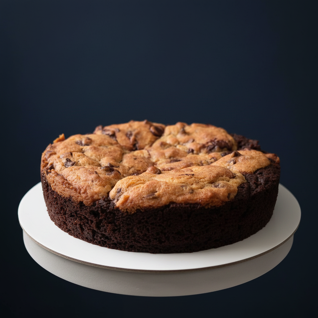 Brookie Taart – donkerblauwe achtergrond